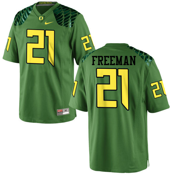 Men #21 Royce Freeman Oregon Ducks College Football Jerseys-Apple Green - Click Image to Close